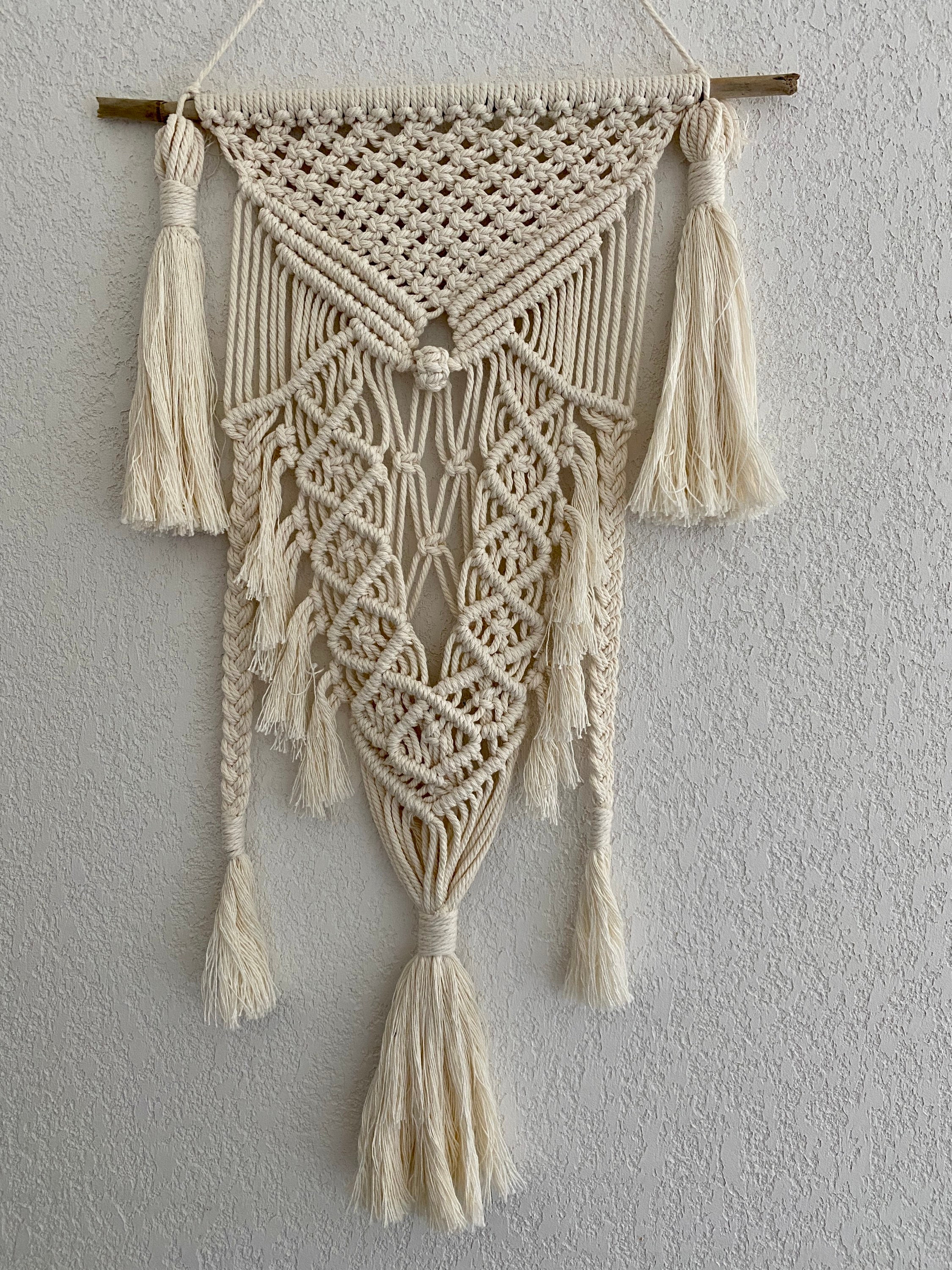 Macramé sur Bois Flotté