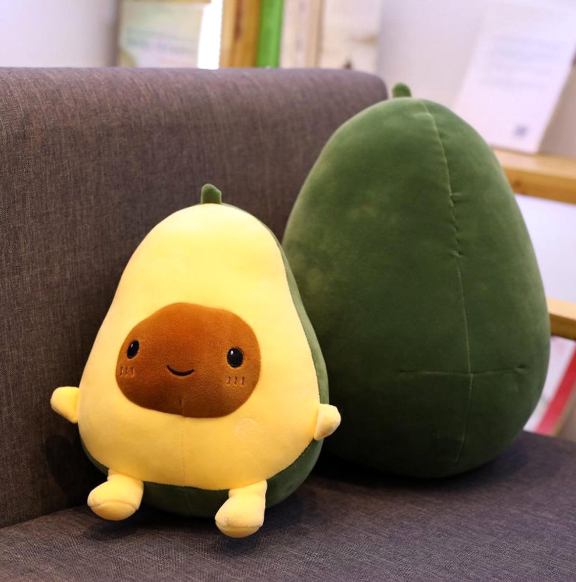Cute Kawaii Avocado Plush Toy Avocado Family Plushies Dolls Etsy