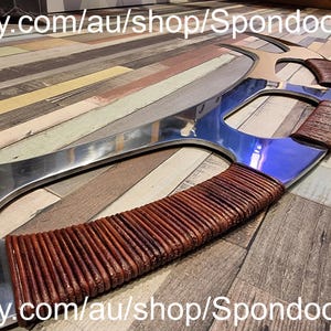 Enterprise Warf - Espada Batleth Klingon - Hoja de acero, Bat'leth de metal de tamaño real