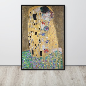 Gustav Klimt - The Kiss (1907-1908) - Fine Art Print