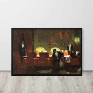 Frank Street - A Gentleman’s Club (1917) - Fine Art Print