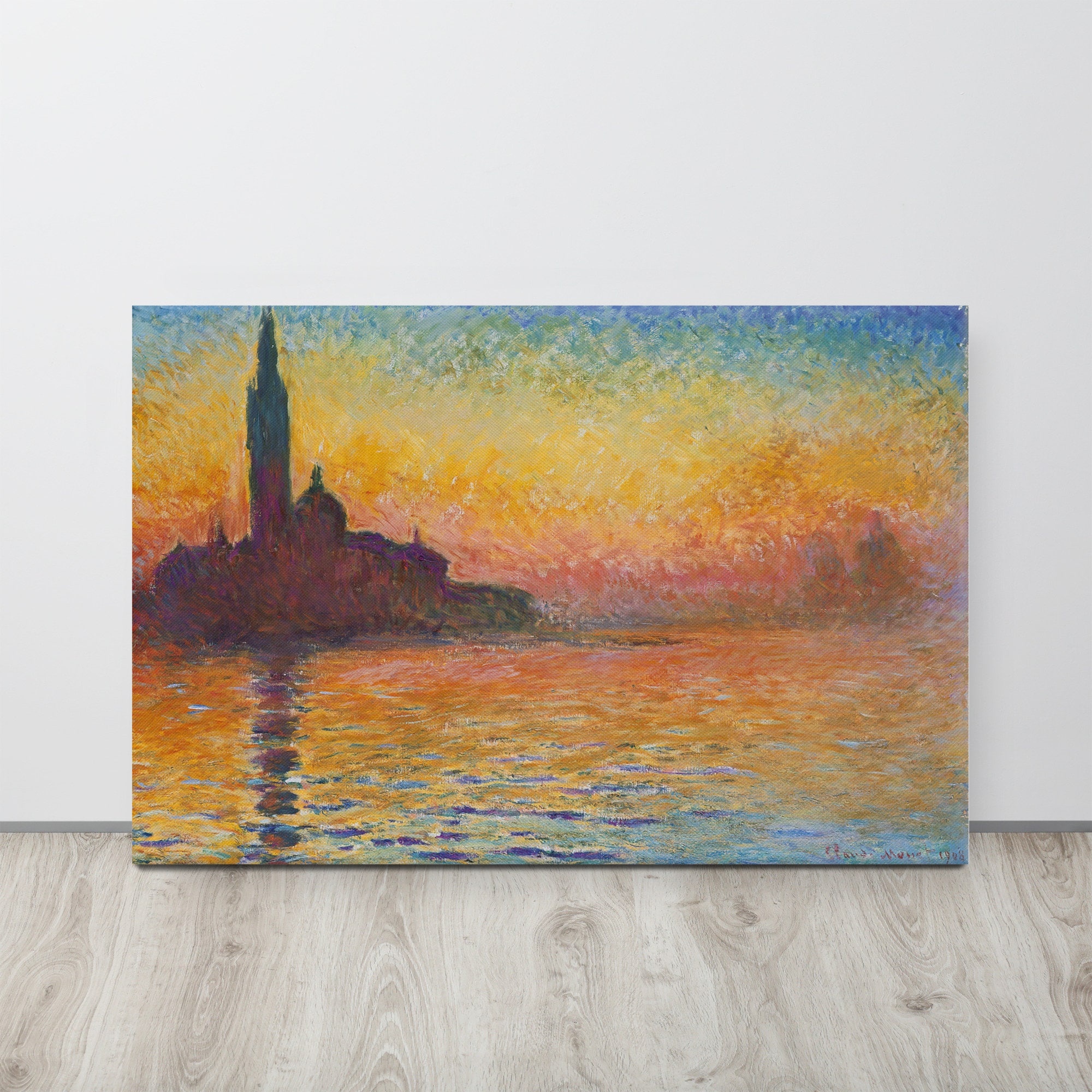 Claude Monet - San Giorgio Maggiore at Dusk (1908–1912) - Fine Art