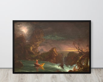 Thomas Cole - The Voyage of Life : Manhood (1842) - Fine Art Print