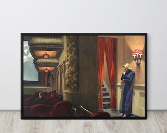 Edward Hopper - New York Movie (1939) - Fine Art Print