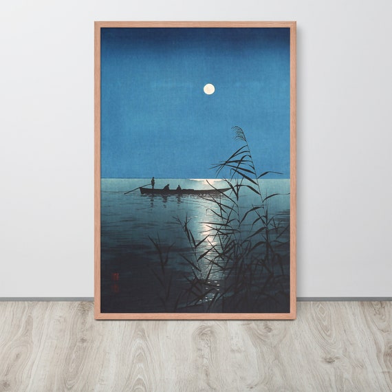正田幸峰 - 月夜の海 - ファインアート プリント - Etsy 日本