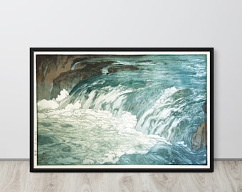 Hiroshi Yoshida - Rapids (1910) - Fine Art Print