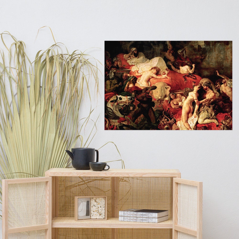 Eugene Delacroix Death Of Sardanapalus