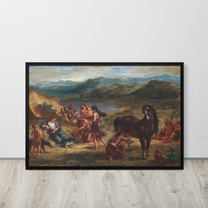 Eugène Delacroix - Owidiusz wśród Scytów (1862) - Wydruk artystyczny