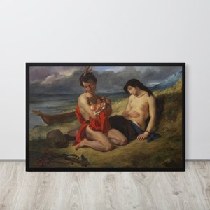 Eugène Delacroix - Natchez (1835) - Wydruk artystyczny