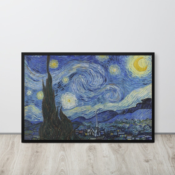 Vincent Van Gogh - the Starry Night (1889) - Fine Art Print - Etsy
