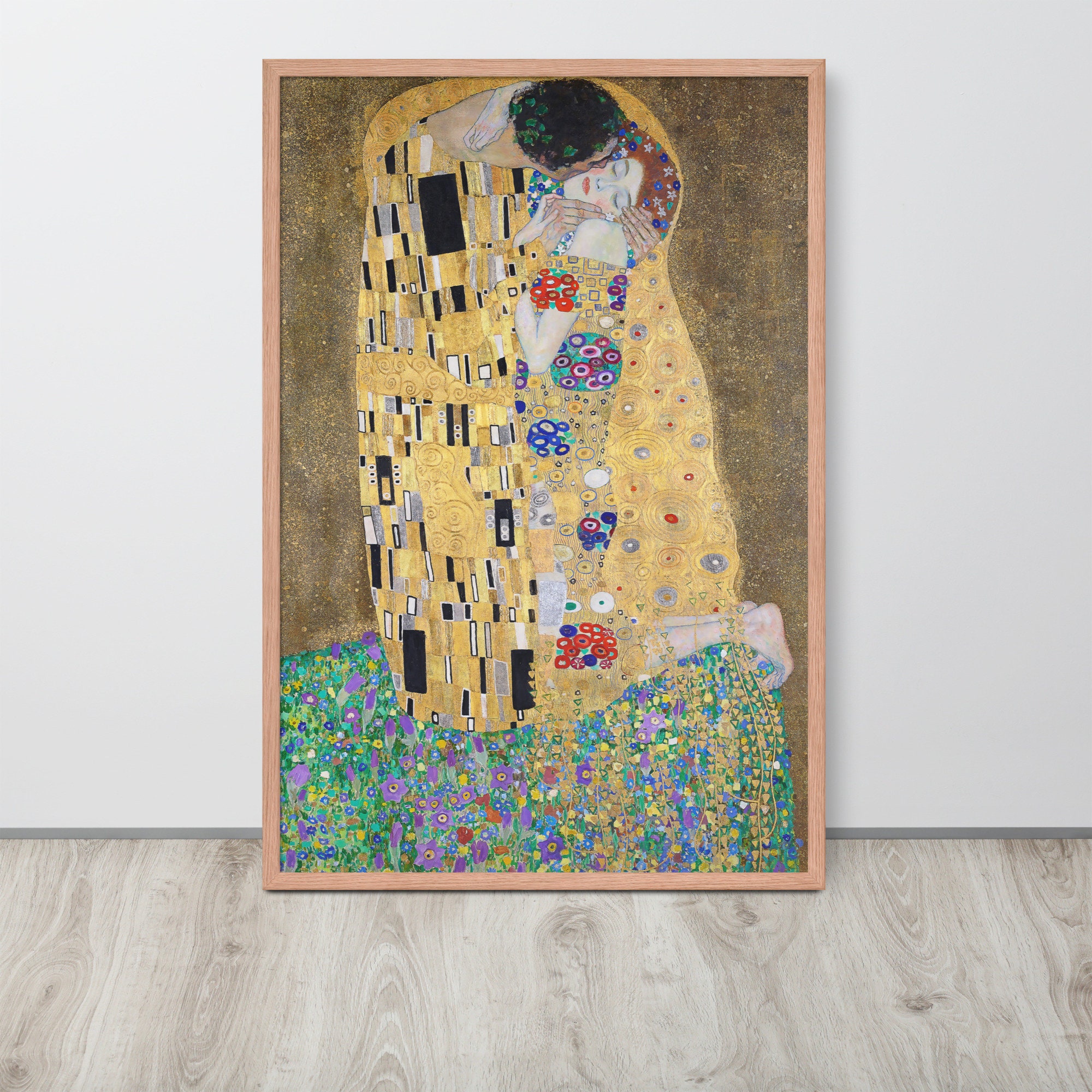 Gustav Klimt - the Kiss (1907-1908) - Fine Art Print - Etsy