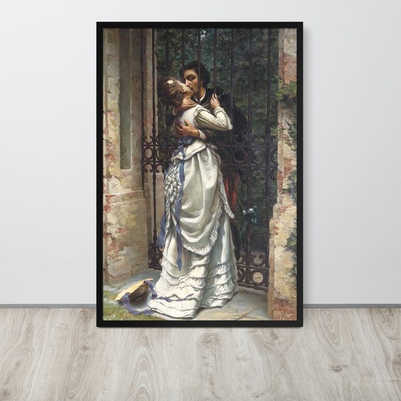 接吻 絵画 Amazon.co.jp: グスタフ・クリムト『接吻』高精彩工芸画+手彩