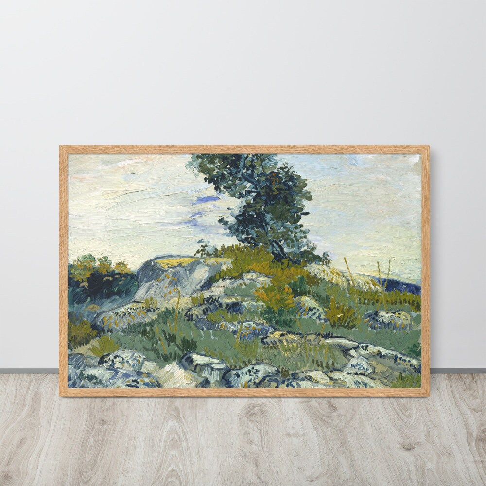 Vincent Van Gogh - the Rocks (1888) - Fine Art Print - Etsy