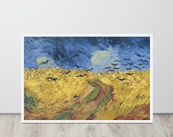 Quadro, stampa su tela. Vincent van Gogh, Campo di grano con corvi