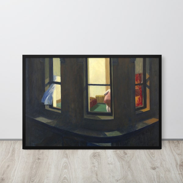 Edward Hopper - Night Windows (1928) - Fine Art Print