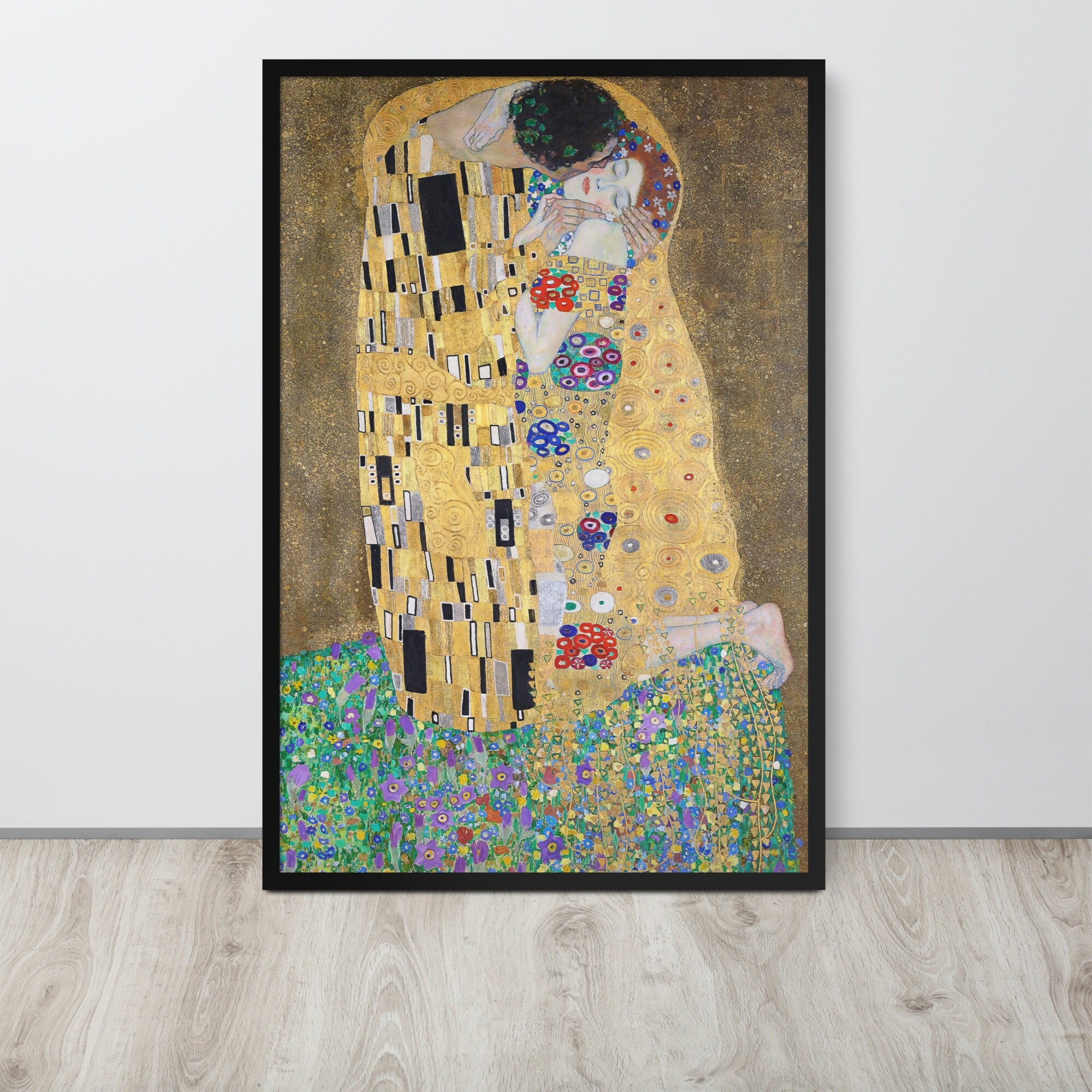 Gustav Klimt - the Kiss (1907-1908) - Fine Art Print - Etsy