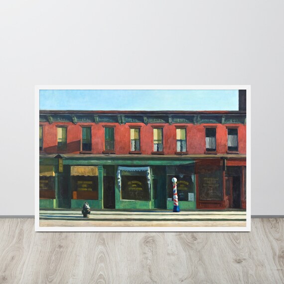 Edward Hopper - Early Sunday Morning (1930) - Fine Art Print