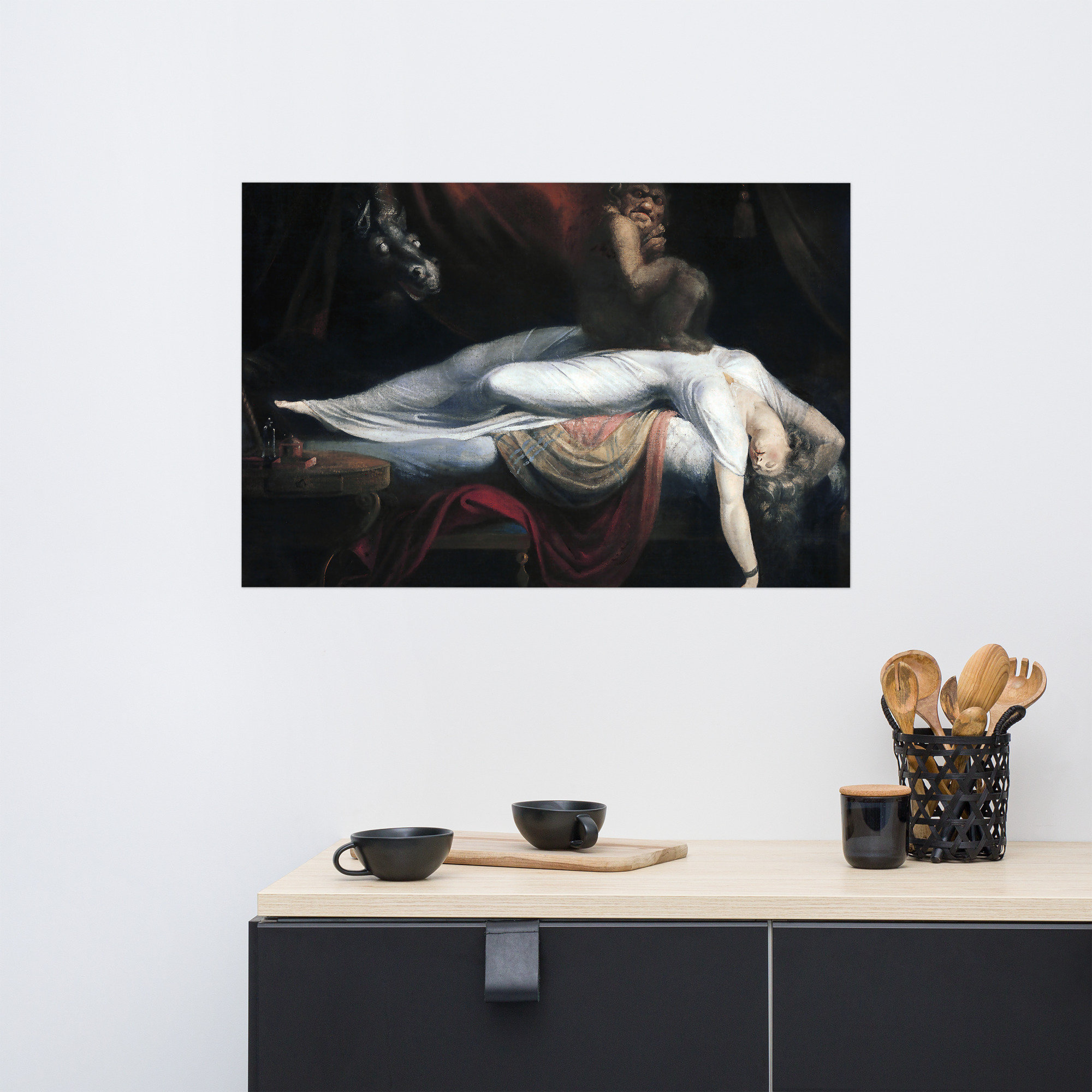 Henry Fuseli the Nightmare 1781 Fine Art Print - Etsy