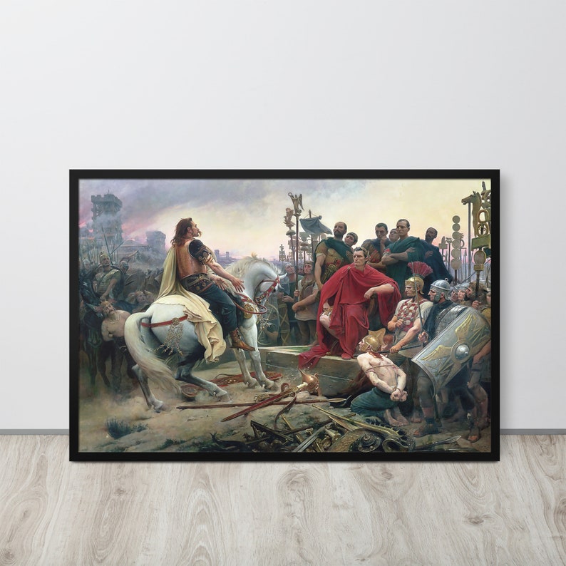 Lionel Royer Vercingetorix Throws Down His Arms at the Feet of Julius