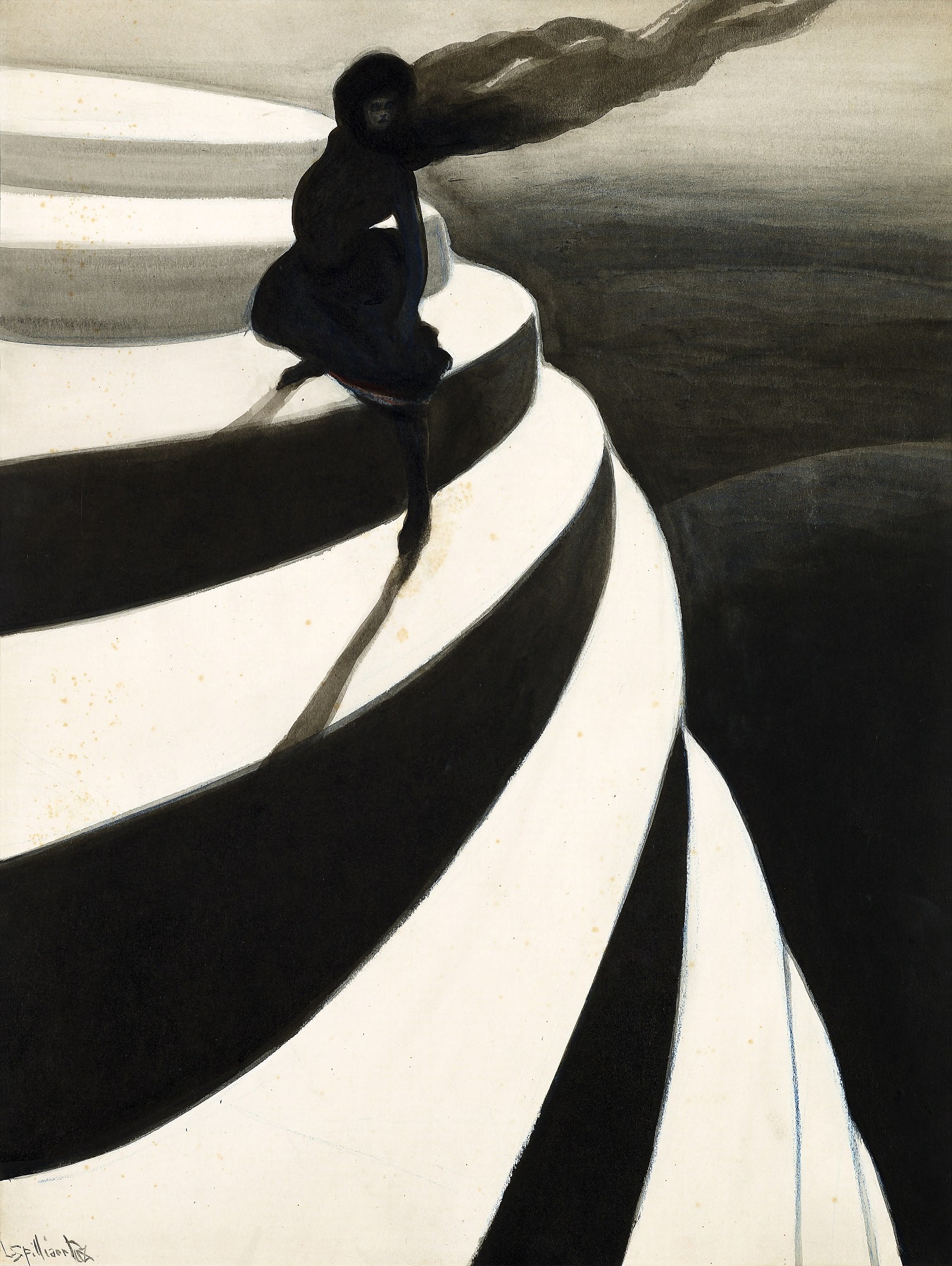 Leon Spilliaert　Vertiges et visions Léon Spilliaert - Vertigo (1908) - Fine Art Print - Etsy Israel