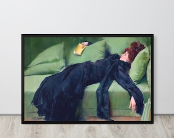 Ramon Casas - A Decadent Girl (1899) - Fine Art Print