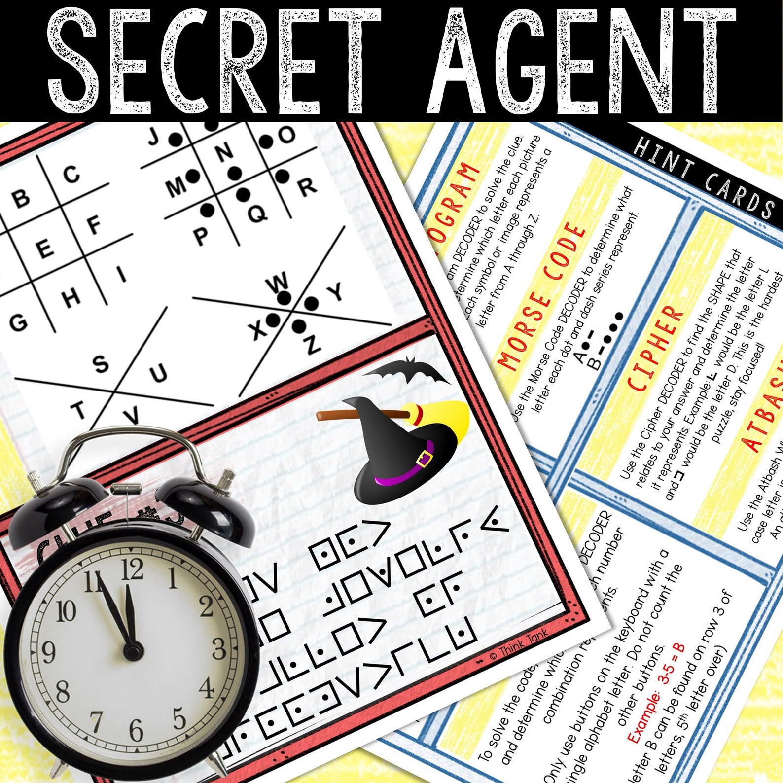 Halloween Murder Mystery Game
 Halloween Murder Mystery Game for Kids Spy Party Secret Etsy