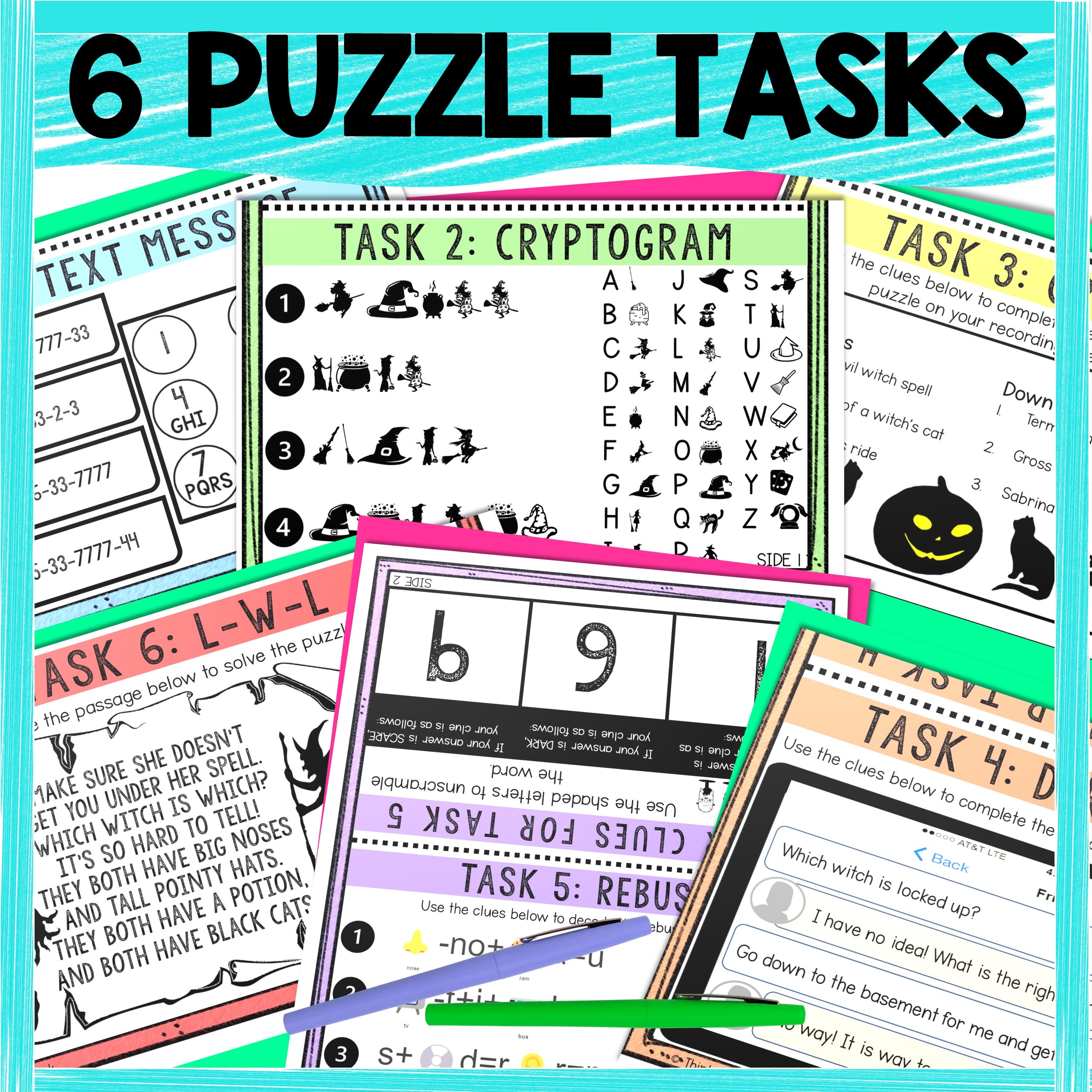 Which Witch Escape Room Code for Kids Printable Party Game Etsy