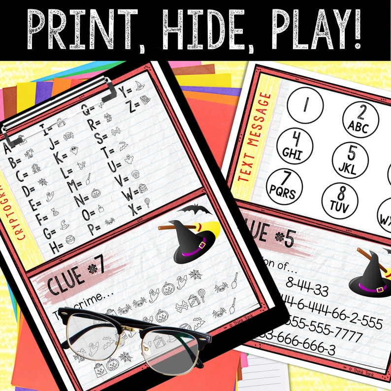 Halloween Murder Mystery Game
 Halloween Murder Mystery Game for Kids Spy Party Secret Etsy