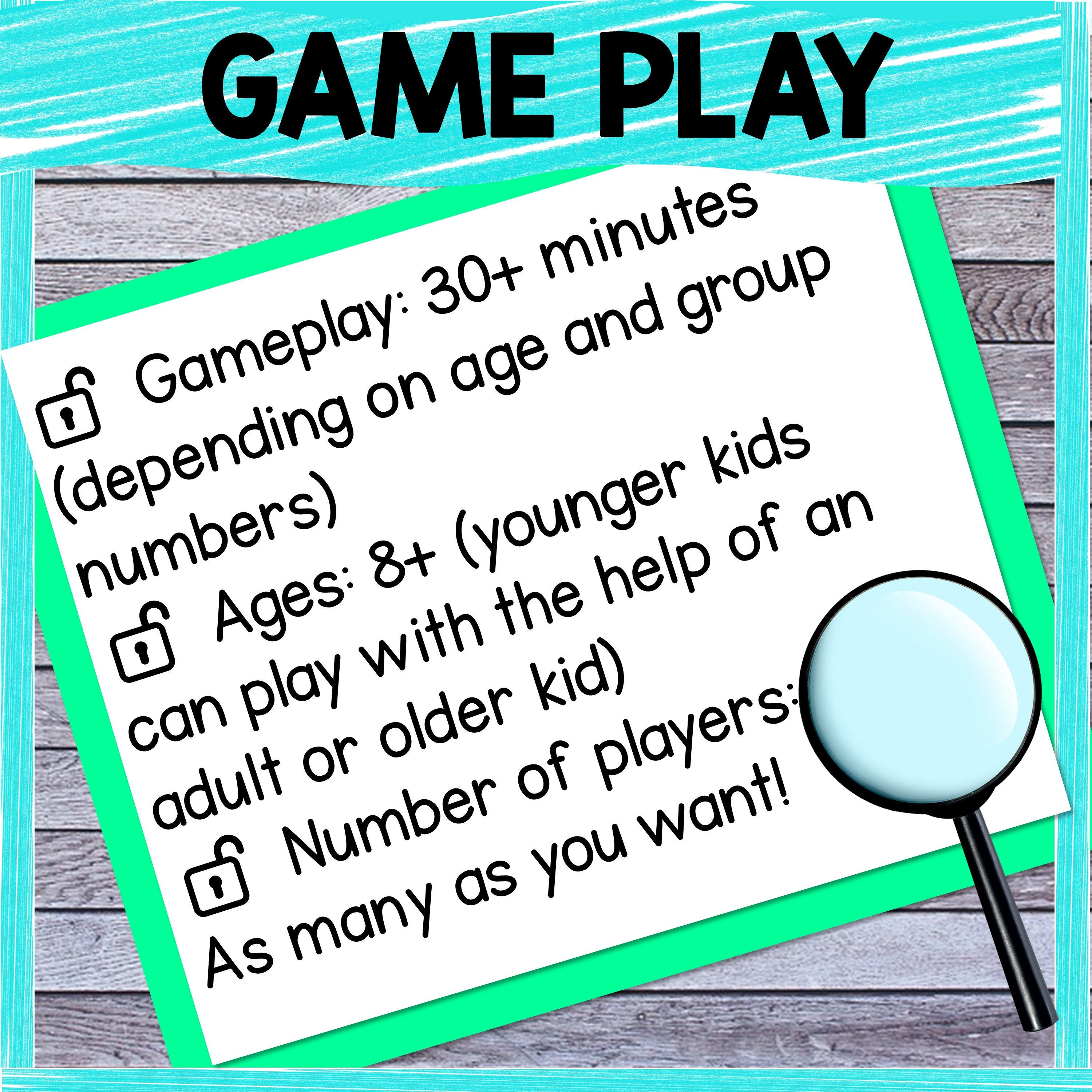 Family Reunion Escape Room Code for Kids Printable Party - Etsy