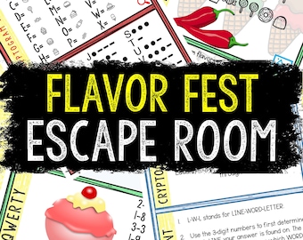 Escape Room for Kids - DIY Printable Game – Ice Cream Escape Room Kit – Birthday Party Games - Kids Puzzle Game – Family Game Night
