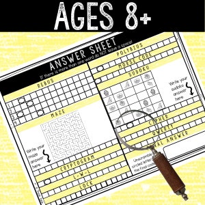Escape Room for Kids - Printable Party Game – Mother's Day Escape Room Kit – Birthday Party Games - Kids Puzzles – Family Game Night image 5