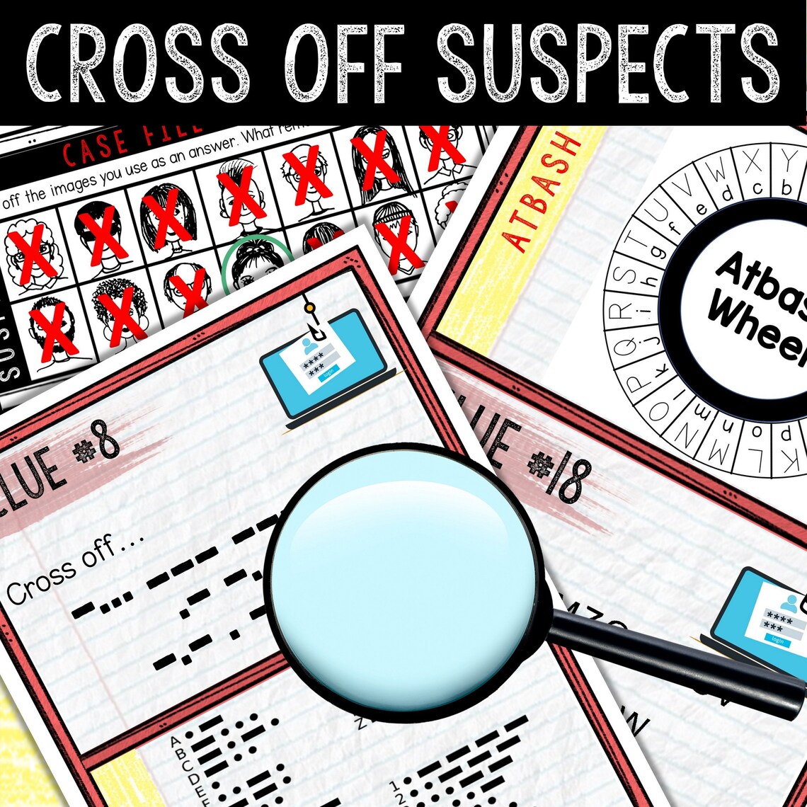 Murder Mystery Game for Kids – Spy Party – Cyber Hack – Secret Agent ...