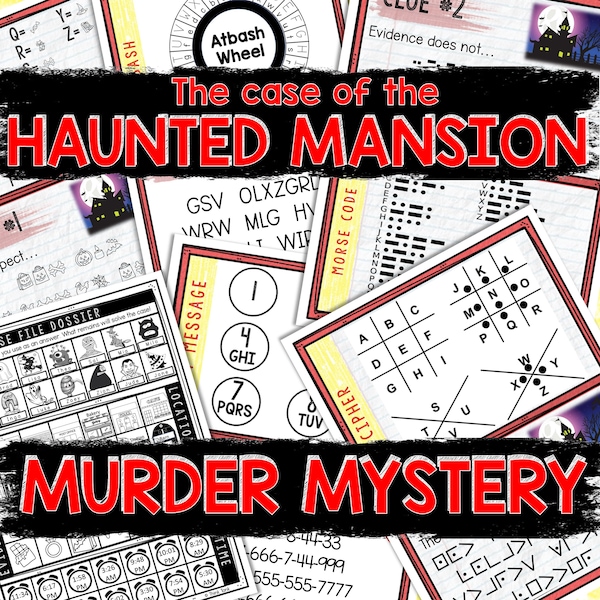Clue Mystery Game Props - Etsy