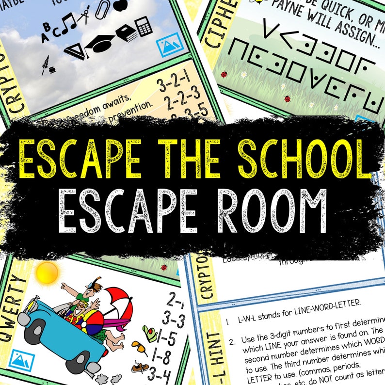 Escape Room for Kids Printable Party Game Escape the - Etsy