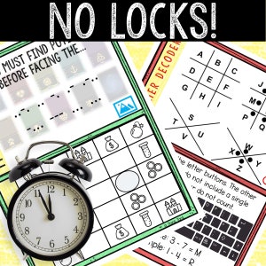 Escape Room for Kids - DIY Printable Game – Trapped in Game Escape Room Kit – Birthday Party Games - Kids Puzzle Game – Family Game Night image 3