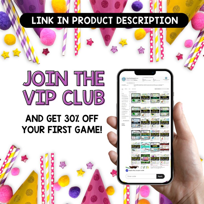 Escape Room for Kids - Printable Party Game – Mother's Day Escape Room Kit – Birthday Party Games - Kids Puzzles – Family Game Night image 8