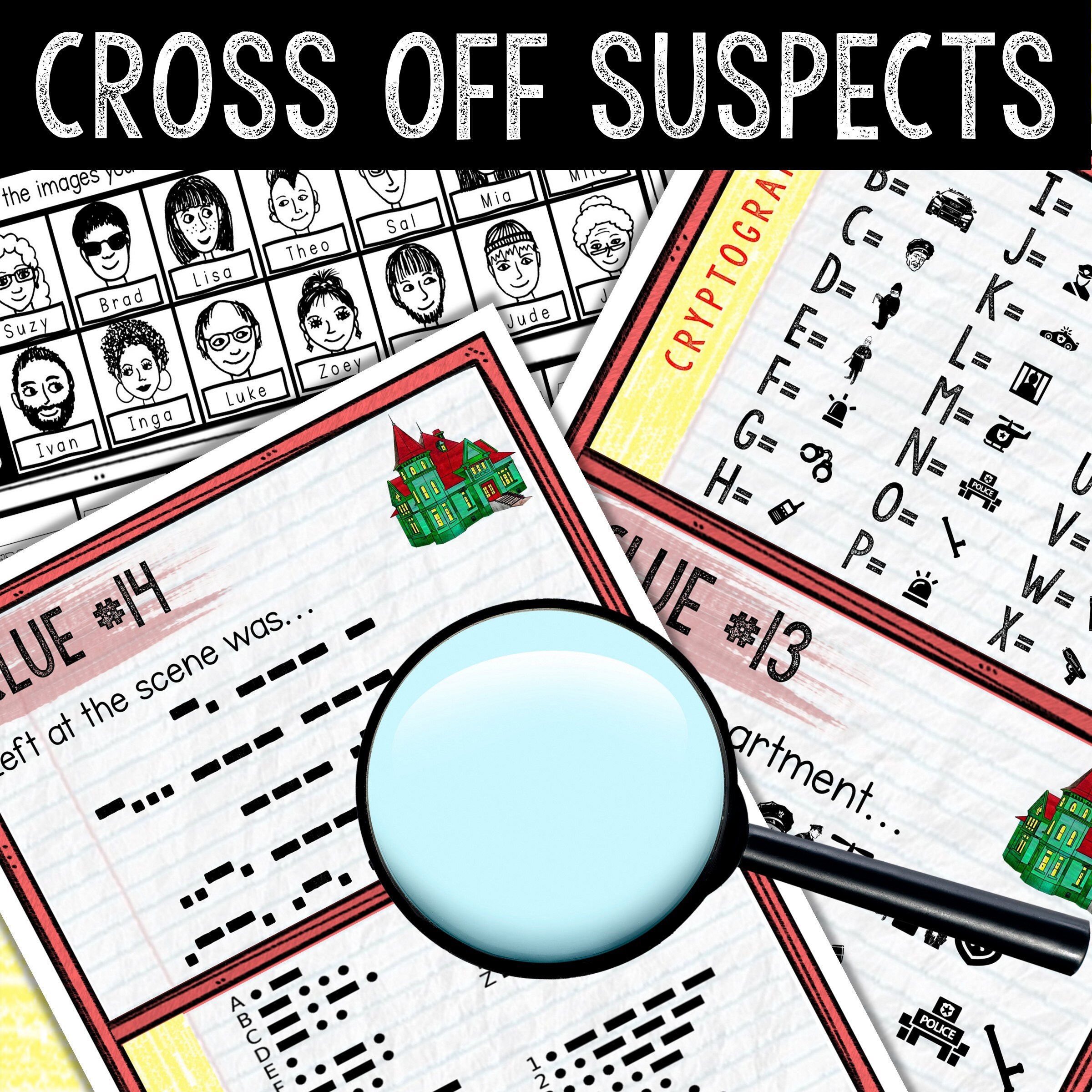 Murder Mystery Game for Kids – Spy Party – Blythe Manor – Secret Agent ...