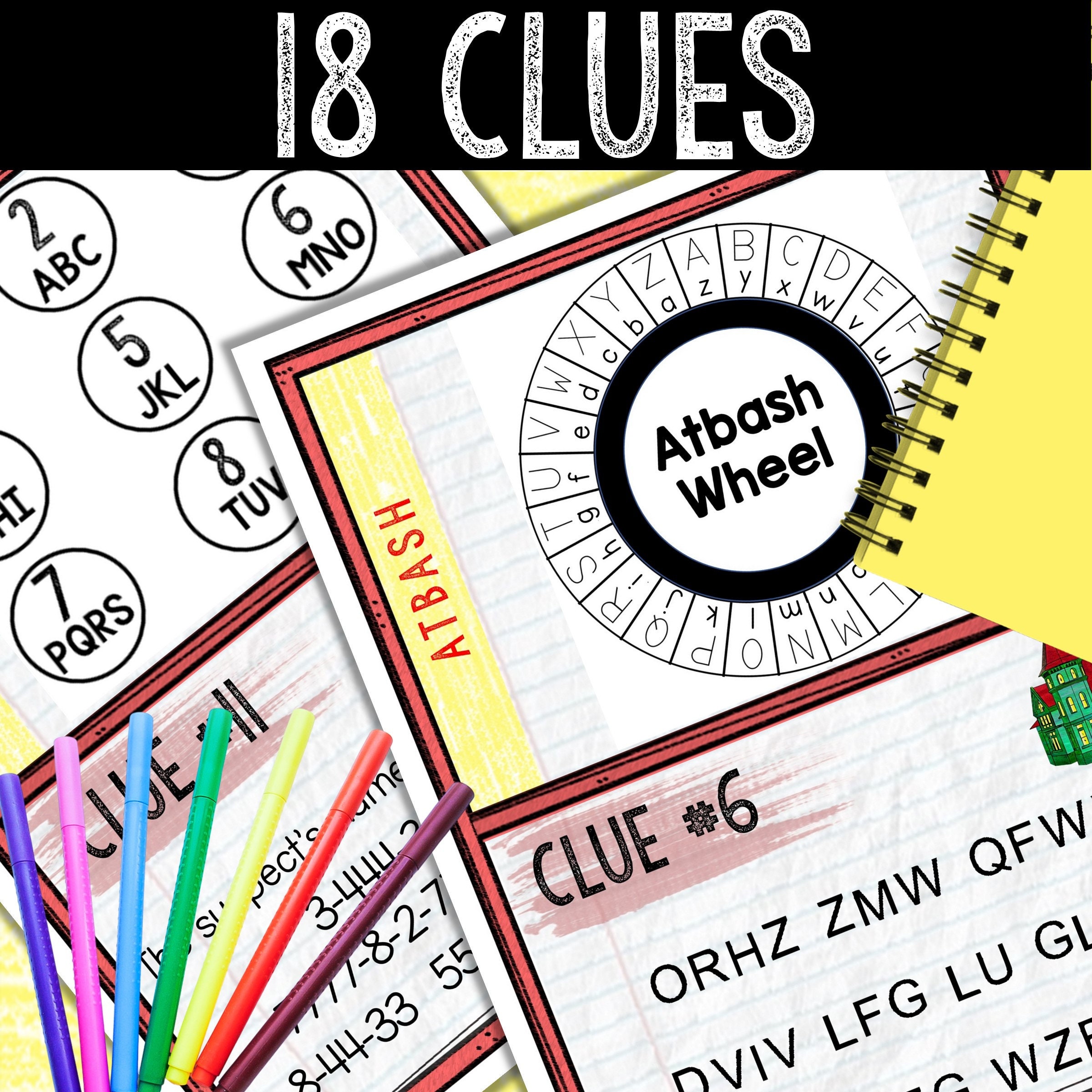 Murder Mystery Game for Kids – Spy Party – Blythe Manor – Secret Agent ...