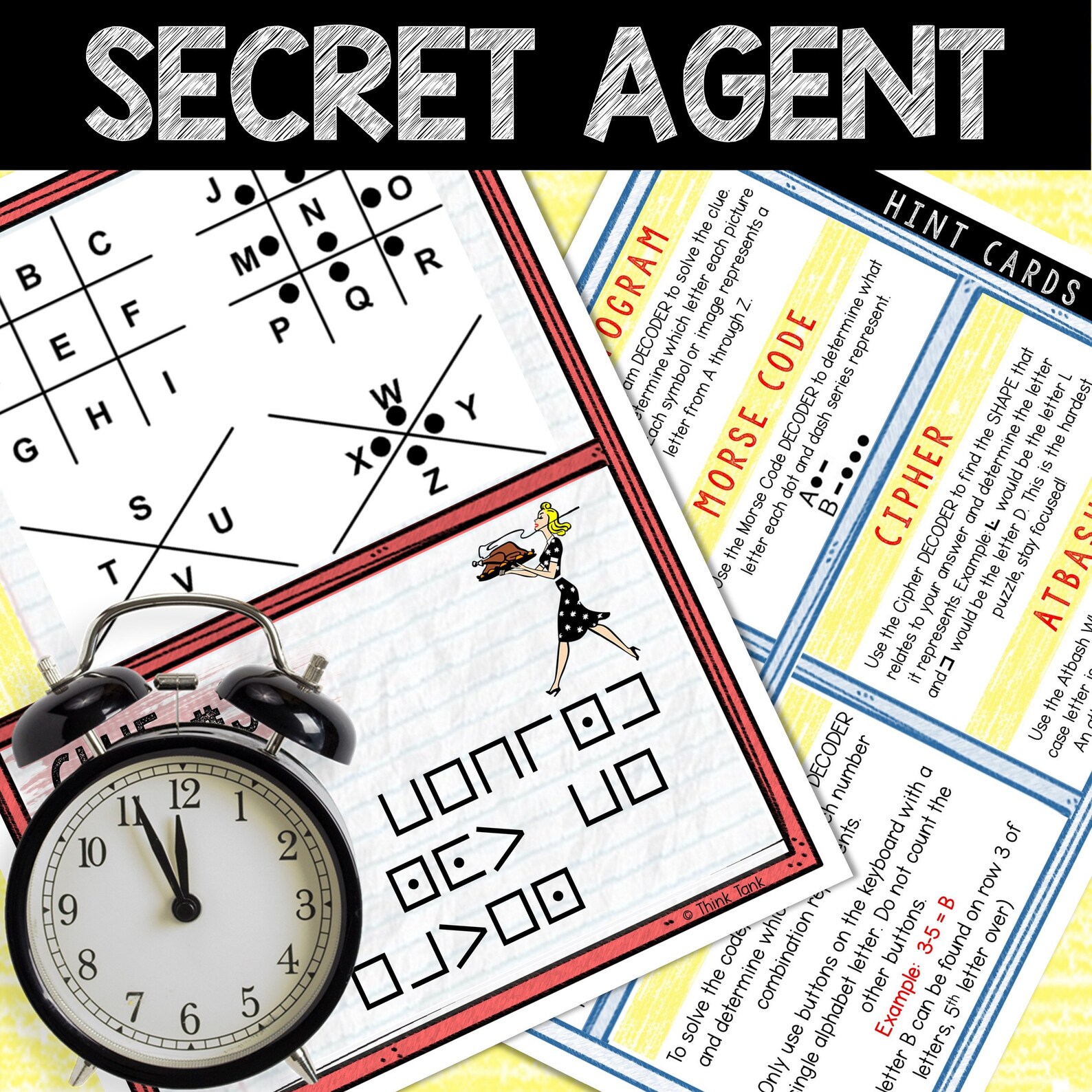 Murder Mystery Game for Kids – Spy Party – Thanksgiving – Secret Agent ...