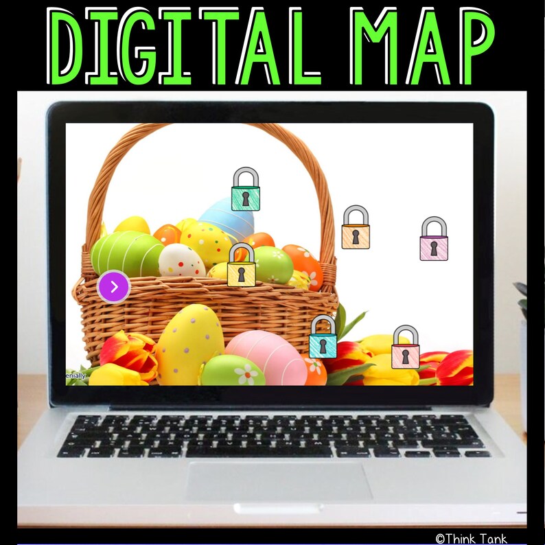 Easter Virtual Escape Room for Kids, Golden Egg, Digital Escape Room Game, Puzzles, Zoom Games, Family Game Night, Online Party Game, Easter imagen 2