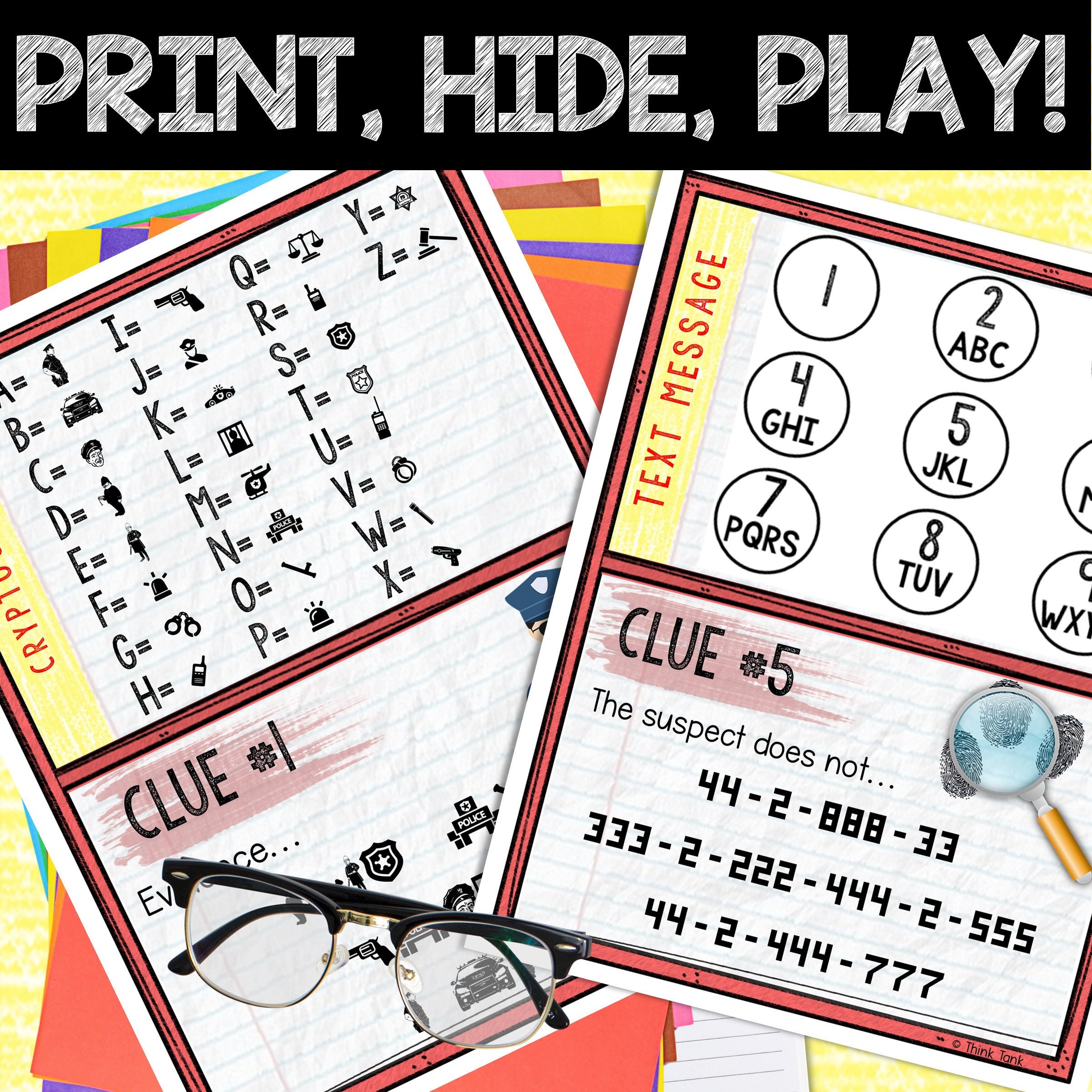 Murder Mystery Game for Kids – Spy Party – Amanda and a Panda – Secret ...