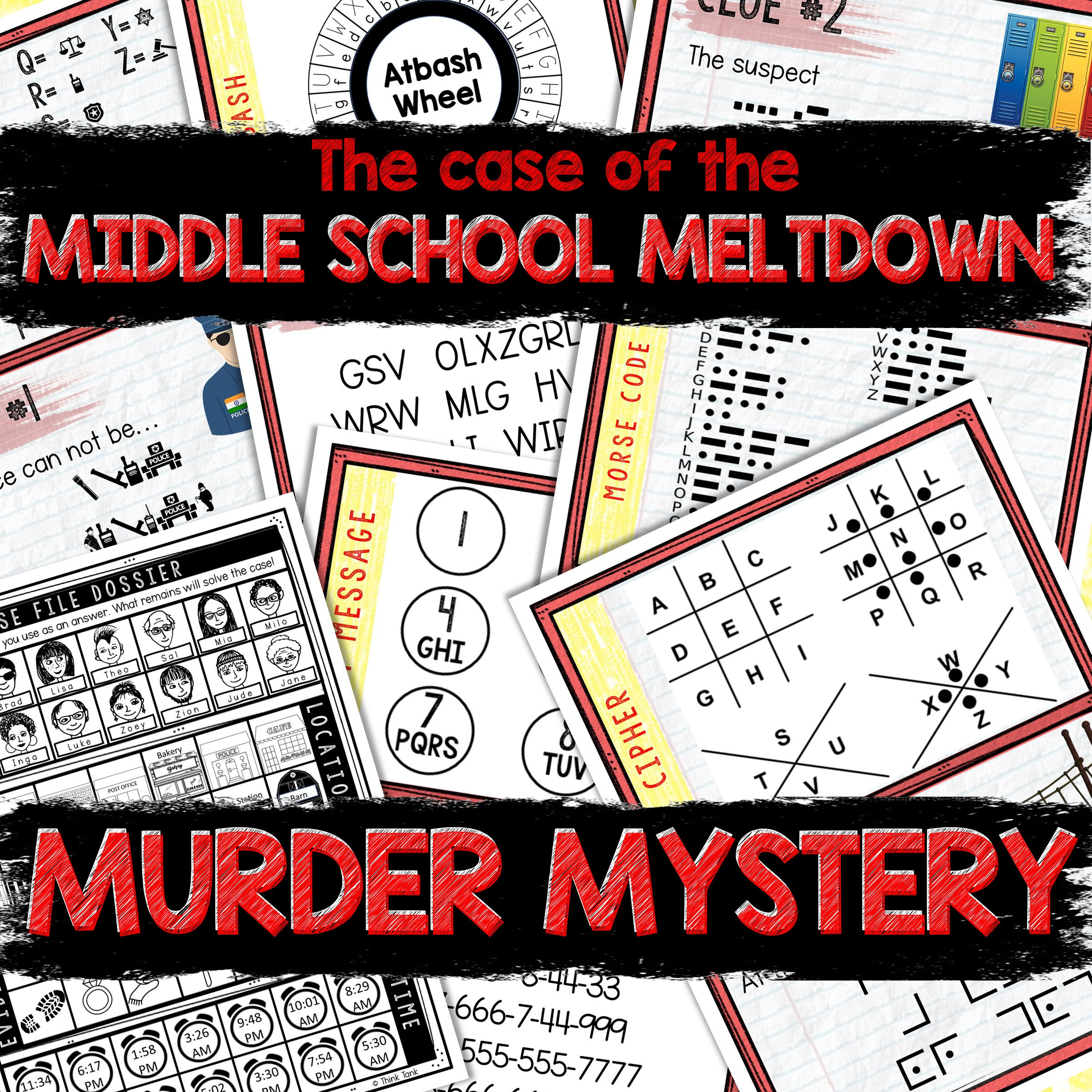Murder Mystery Game for Kids Spy Party Middle School - Etsy