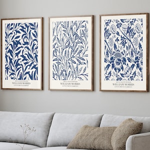 Set Of 3 William Morris Print, William Morris Art, Exhibition Poster Floral Art Prints New home gift, Wild Flowers, Home Decor FAST DELIVERY
