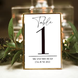 Numéros de TABLE DE MARIAGE PERSONNALISÉS, Non encadrés 5"x 7 », Signes du jour du mariage, Numéros de table de mariage, Cartes de numéro de table, Tables de mariage sur mesure
