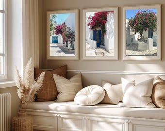 Greece Wall Art,Mamma Mia movie inspired Prints|,Abba merchandise,Mykonos Santorini,Skopelos Greece Travel Print,Hotel Bella Donna Print Art
