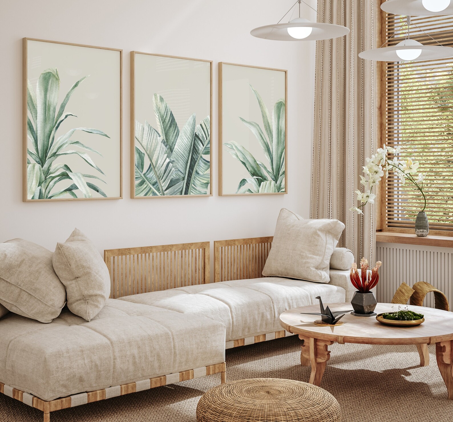Neutral Wall Prints, Botanical Wall Prints, Bedroom Wall Prints ...