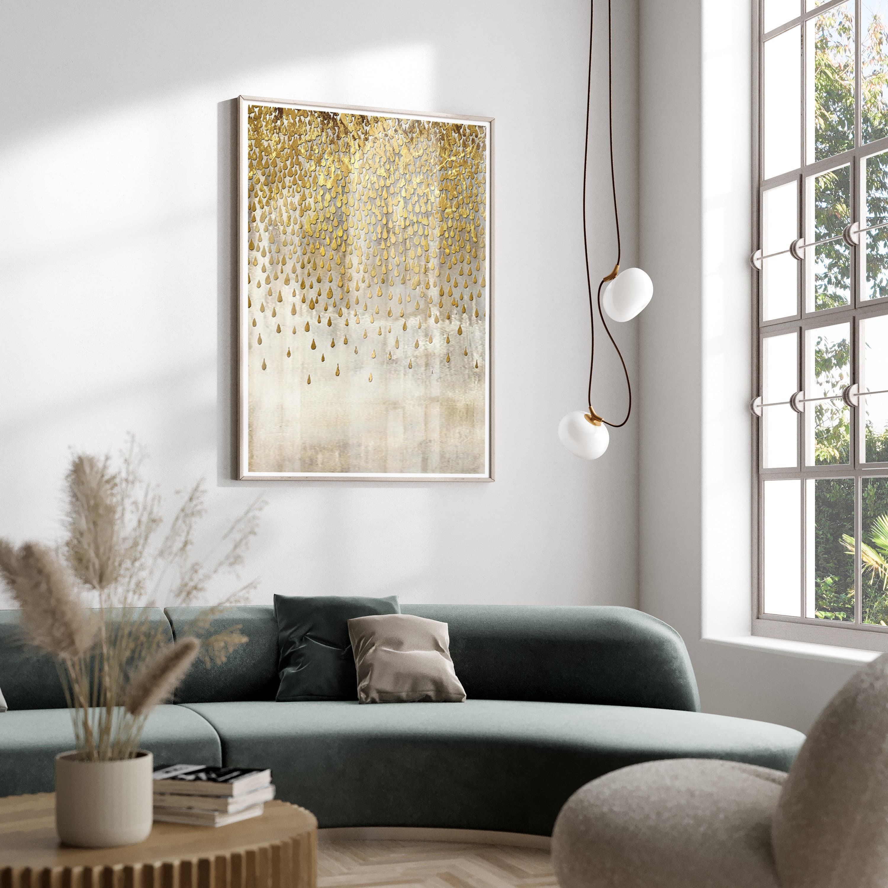 Neutral Abstract Art Prints, Modern Art, Abstract Art, Gold