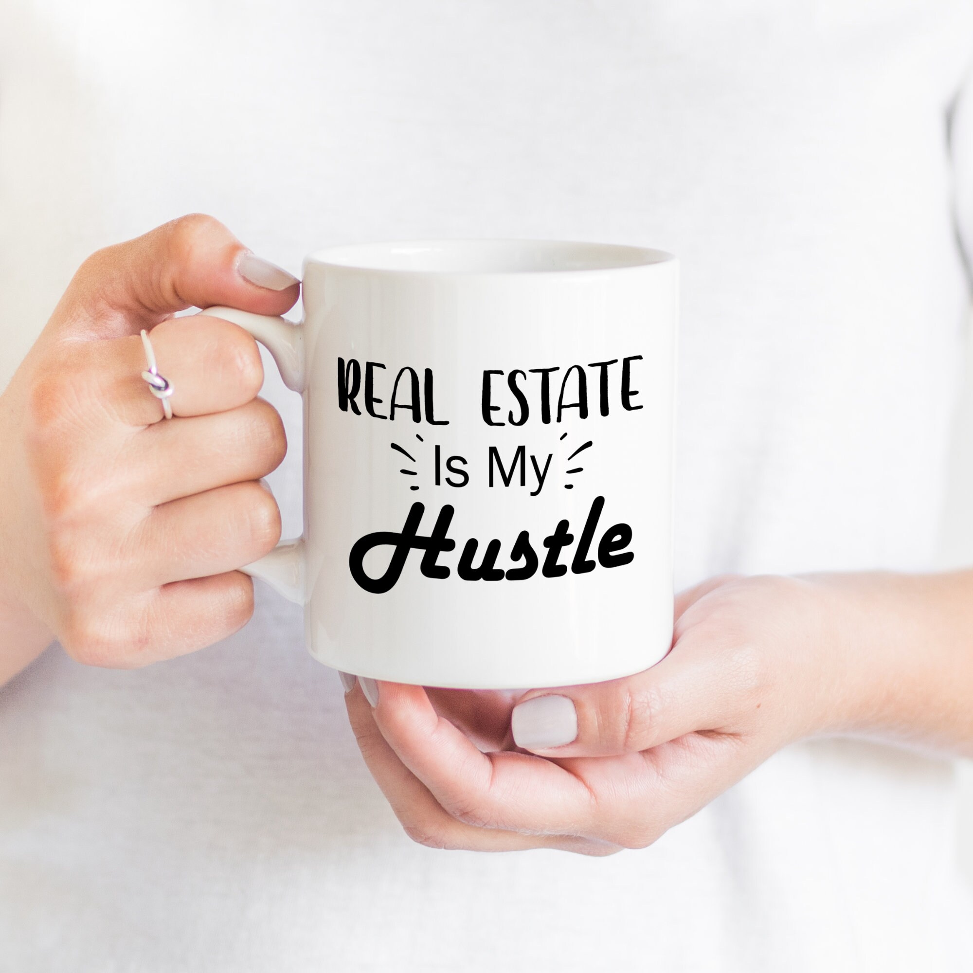 Real Estate Is My Hustle Mug, Realtor Coffee Mug, Real Estate Mug, Realtor Gift, Realtor Thank