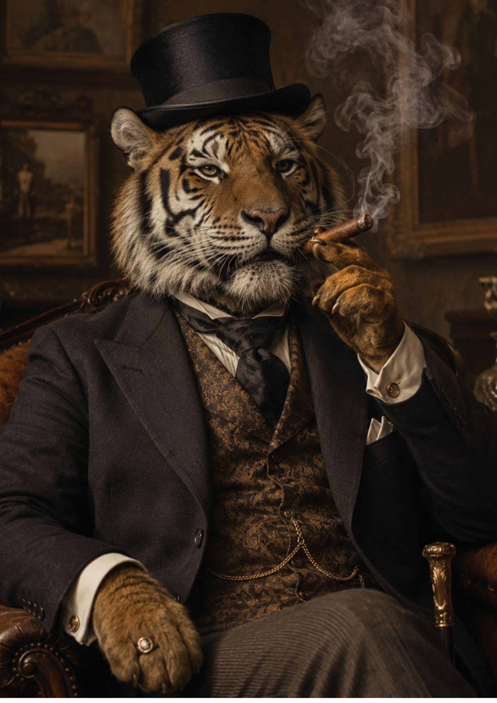 tiger smoking a cigarette Images  Browse 8,743 Stock Photos, Vectors, and Video Tiger Smoking Cigar - Etsy