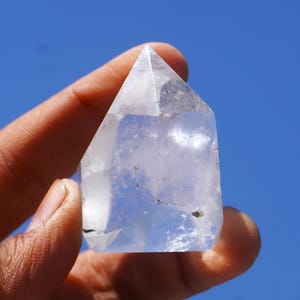 RARE Lemurian Crystal  Standing Point - Fine Polished  Gift/ Decor/Healing - LEM10